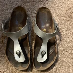 Birkenstock’s Silver sandals